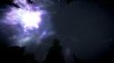V: skyrim outer space trees video games wallpaper