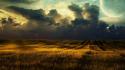 Clouds nature fields outdoors skies wallpaper
