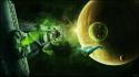 Cosmo futuristic outer space planets science fiction wallpaper