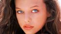 Eyes actresses teen young milla jovovich faces wallpaper