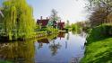 Netherlands landscapes natural scenery nature water wallpaper