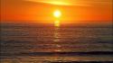 Sea sunset waterscapes wallpaper