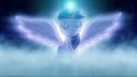 Sparkle blue light pony: friendship is magic wallpaper