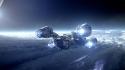 Stars futuristic planets prometheus science fiction sci-fi wallpaper