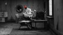 Cartoons typing mary and max wallpaper