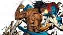 Comics wolverine mystique battles wallpaper