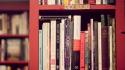 Library books rack shelf shelves wallpaper