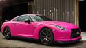 Nissan gt-r pink cars wallpaper