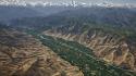 Afghanistan hindu kush mountains pakistan agriculture fields wallpaper