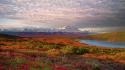Alaska denali national park clouds colors wallpaper