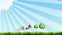 Angry birds space game wallpaper