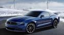 Blue cars ford mustang wallpaper