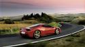Cars ferrari roads 458 italia exotic red wallpaper