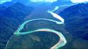 Chile palena river patagonia without dams forests green wallpaper