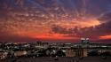 Clouds cityscapes dawn wallpaper