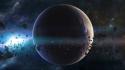Asteroids outer space planets wallpaper