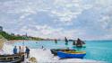 Boats liquicity oil painting paintings sea wallpaper