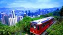 Cityscapes trains cities wallpaper
