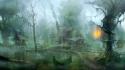 Dreamfall swamps video games wood wallpaper