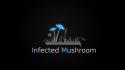 Minimalistic infected mushroom wallpaper