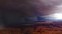Rain storm utah skies canyonlands national park wallpaper