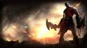 Video games god of war kratos wallpaper
