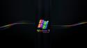 Windows 7 colored operating systems wallpaper