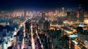 Cityscapes architecture buildings hong kong roads cities sea wallpaper
