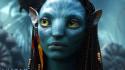 Zoe Saldana As Neytiri In Avatar wallpaper