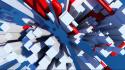 Abstract video games mirrors edge wallpaper