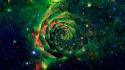 Outer space stars nasa nebulae spiral trippy wallpaper
