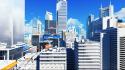Video games cityscapes mirrors edge skyscrapers wallpaper