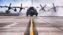 Aircraft ac-130 spooky/spectre c-130 hercules aviation ac-130u wallpaper