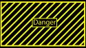 Black yellow danger simple dangerous wallpaper
