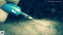 Blue facebook drugs syringe digital art wallpaper