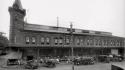 Cars buildings monochrome historic old photography street wallpaper