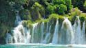 Forests croatia waterfalls rivers national park turquoise wallpaper