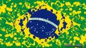 Green blue yellow flags brazil countries emblems colors wallpaper