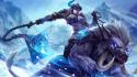 League of legends classic frost moba sejuani game wallpaper