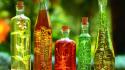 Nature bottles asia colors herbs excited smell taste wallpaper