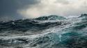 Ocean clouds landscapes waves angry sea oceanscape wallpaper