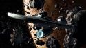 Trek planets science fiction asteroids enterprise starship wallpaper
