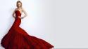 Actresses cate blanchett red dress simple background wallpaper