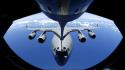 Aircraft united states air force c-17 globemaster skies wallpaper