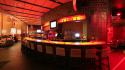 Architecture design bar lighting night club neon lounge wallpaper