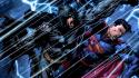 Batman rain dc comics superman superheroes battles lightning wallpaper