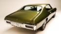 Cars muscle wheels pontiac gto green american auto wallpaper