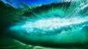 Landscapes nature oceans emerald transparent waters wallpaper