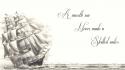 Quotes ships drawings white background wallpaper