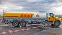 Trucks shell tankers vehicles petroleum wallpaper